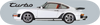 PORSCHE 911 Turbo white. Classic skateboard wall art