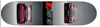 Audi RS 3 LMS custom automotive themed skateboard deck, wall art