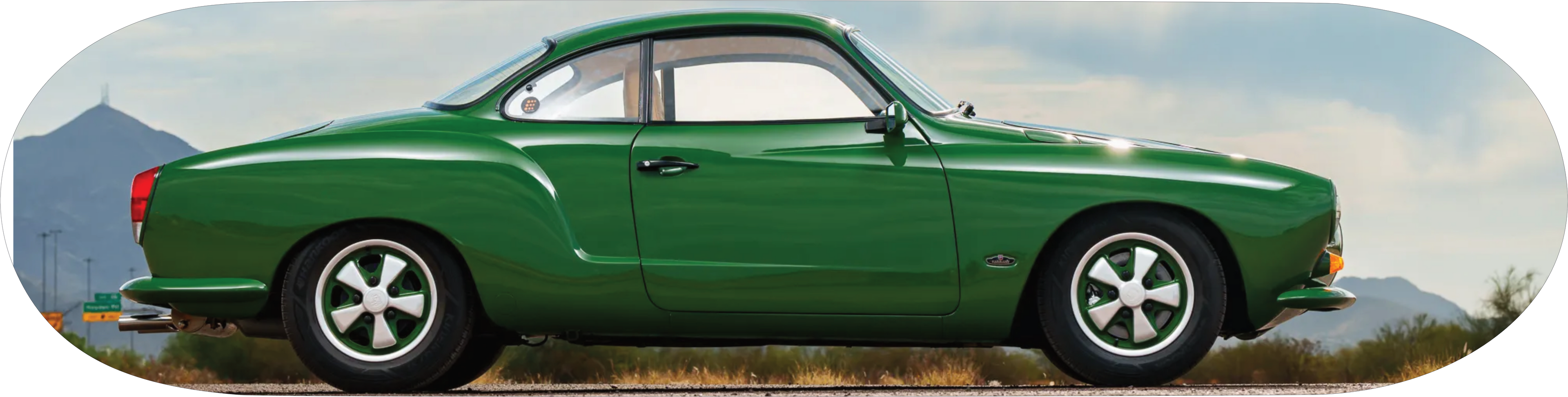 VW Karman Ghia AutoDecks Automotive Themed Skateboard Wall Art