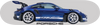 PORSCHE GT3 RS dk. blue, classic skateboard garage art