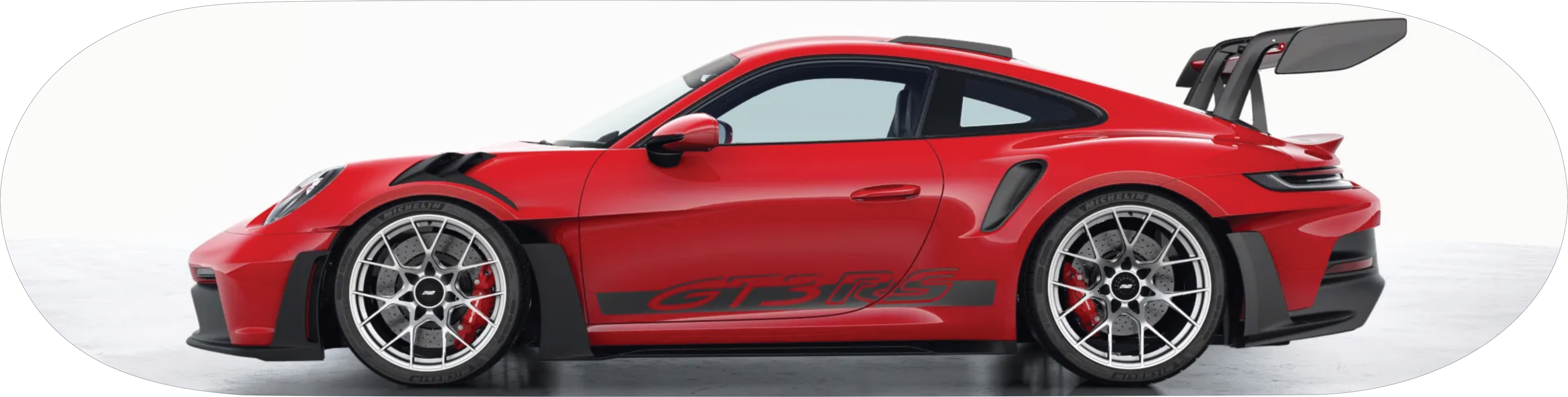 PORSCHE 911 GT3RS Guards Red, Classic Skateboard Deck, Wall Art