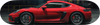 PORSCHE Cayman GT4 red custom skateboard, wall art