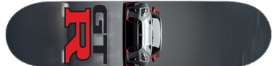 Nissan GT-R R35 themed custom skateboard deck, wall art