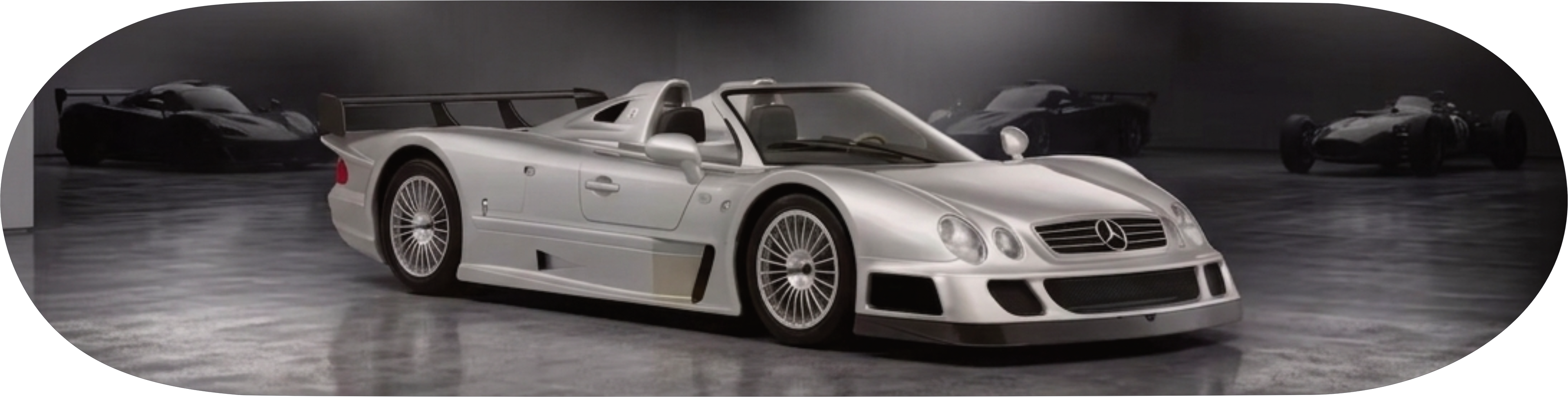 MERCEDES BENZ CLK-GTR ROADSTER  CLASSIC SKATEBOARD WALL ART