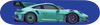 PORSCHE 911 MANTHEY aqua. classic skateboard wall art