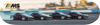 Four Cars. One Mission. Maximum Commitment SKATEBOARD WALL ART