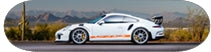 PORSCHE GT3RS white custom skateboarddeck, wall art