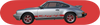 PORSCHE 911 Carrera Ducktail silver Classic skateboard wall art