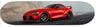 GR Supra red TRD custom automotive themed skaieboard deck, wall art