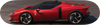 Ferrari 849 Testa Rossa Skateboard wall art