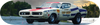 Mopar Super Stock Charger custom skateboard wall art