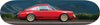 PORSCHE 911 red custom skateboard, wall art