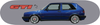 Volkswagen GTI Blue custom wall art skateboard