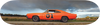 General Lee custom wall art, skate board deck