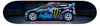 Ken Block Ford Fiesta Hoonigan gymkahna skateboard deck wall art