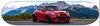 Mini Cooper Custom automotive themed skateboard deck, wall art