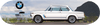 BMW 2002 white, Classic skateboard wall art