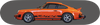 Carrera 2.7 RS custom wall art skateboard deck