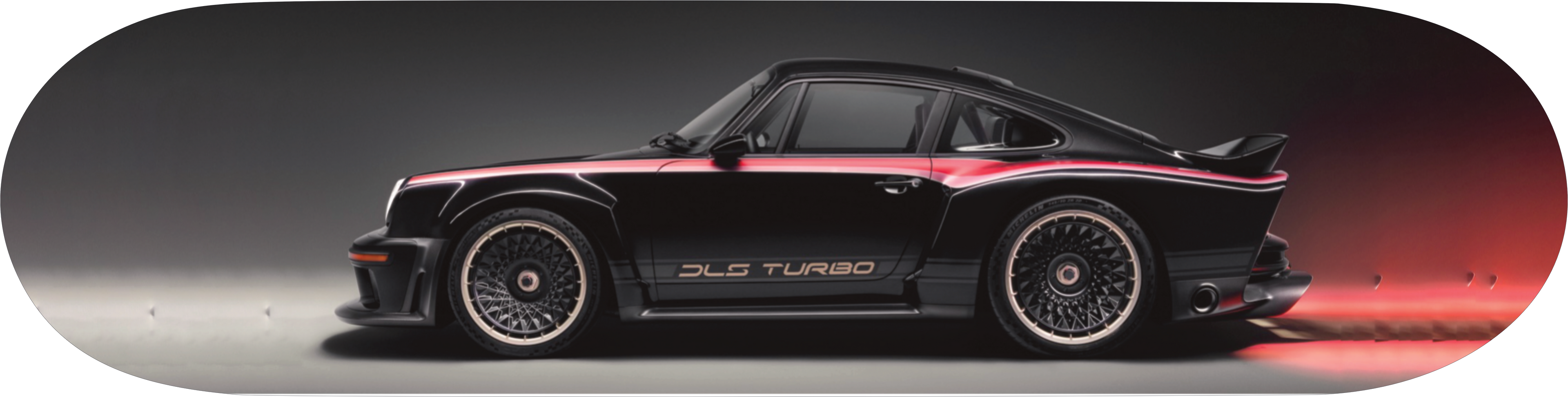Singer Porsche DLS Twin Turbo Custom Skateboard Deck Wall Art