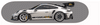 PORSCHE GT 3 RS Mathney white Classic skateboard wall art