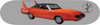Plymouth  SUPERBIRD in Vitamin C, Classic skateboard wall art