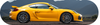 PORSCHE Cayman GT4 yellow custom skateboard, wall art